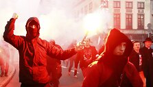Lenkijos nacionalistų žygis Var&scaron;uvos gatvėmis