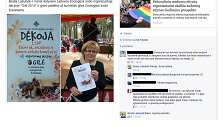 Socialdemokratės Beatos Labutytės nuomonė apie homoseksualų eitynes