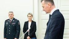 Spaudos konferencija dėl elektroninių sukčiavimų / Robertas Riabovas/BNS nuotr.