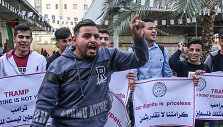 Palestiniečiai &bdquo;įnir&scaron;io dieną&ldquo; protestuoja prie&scaron; JAV sprendimą žydų nausėdijų klausimu