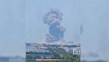 Sprogimas &bdquo;Shandong Youdao Chemical&ldquo; gamykloje Kinijos Gaomi mieste