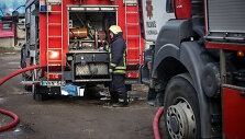 Vilniaus autoservise kilo nedidelis gaisras