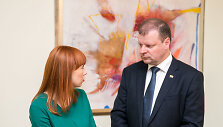 Jurgita Petrauskienė ir Saulius Skvernelis