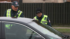 Policijos reidas Kauno Europos pr.