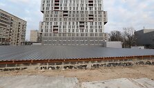 Buvusio prekybos centro vietoje
