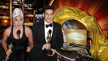 &bdquo;Oskarų&ldquo; apdovanojimų ceremonijoje Lady Gaga buvo apdovanota už dainą &bdquo;Shallow&ldquo;, o Rami Malekas paskelbtas geriausiu aktoriumi