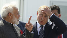 Nerandra Modi ir Vladimiras Putinas