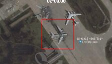 Po Ukrainos dronų atakos nukentėjęs Rusijos bombone&scaron;is Tu-95MS &bdquo;Belajos&ldquo; aviacijos bazėje