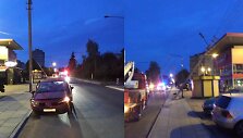 Kauno Prancūzų gatvėje &bdquo;Renault&ldquo; trenkėsi į stulpą