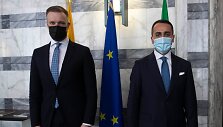 Gabrielius Landsbergis ir Luigi Di Maio