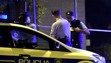 Zagrebo policija įvykio vietoje