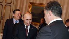 Petro Poro&scaron;enkos ir Vladimiro Putino susitikimas