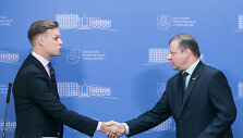 Gabrielius Landsbergis ir Saulius Skvernelis