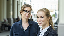 Žibuoklė Martinaitytė ir Giedė &Scaron;lekytė