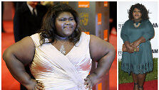 Gabourey Sidibe anksčiau ir dabar