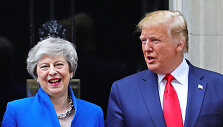 Theresa May ir Donaldas Trumpas