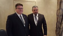 Linas Linkevičius ir Andrejus Galburas