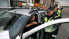 Policijos reido akimirka