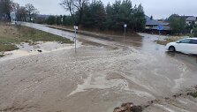 Potvynis Vilniuje, netoli Lentvario gatvės