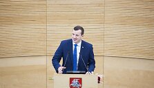 Ūkio ministro Virginijaus Sinkevičiaus priesaika Seime