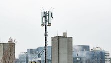 5G ry&scaron;io antena Vokietijos Dam&scaron;tato mieste