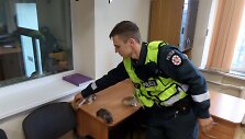 &Scaron;iaulių policininkai gelbėjo kačiukus