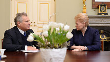 Dalia Grybauskaitė ir Aleksandras Kvasnievskis