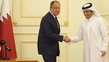 Sergejus Lavrovas ir Tamimas bin Hamadas al Thani