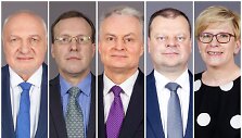 Valentinas Mazuronis, Naglis Puteikis, Gitanas Nausėda, Saulius Skvernelis ir Ingrida &Scaron;imonytė