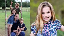 Princesė Charlotte su &scaron;eima