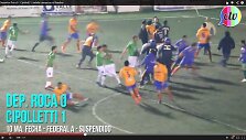 Mu&scaron;tynės per Agrentinos futbolo čempionato rungtynes