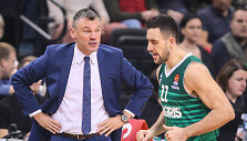 &Scaron;arūnas Jasikevičius ir Vasilije Micičius