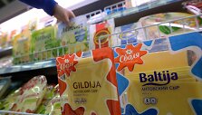 Lietuvi&scaron;ki pieno produktai Rusijos parduotuvėje