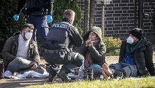Vokietijos Guben mieste sulaikyta per Baltarusiją atvykusi migrantų grupė 
