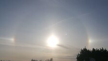 Skaitytoja užfiksavo Saulės halą Palangoje