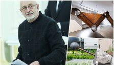 Skulptorius Vladas Urbanavičius ir jo darbai &bdquo;Plieno junginiai&ldquo;, &bdquo;Kuoka&ldquo;