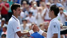 Novakas Džokovičius ir Kei Nishikori
