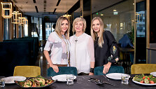 Gerda Žemaitė su mama Aldona ir sese Kristina