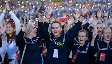 Džiaugsmo emocijos užplūdo visus pasibaigus &scaron;ventei