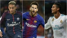 Neymaras, Lionelis Messi, Cristiano Ronaldo