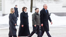 Olena Zelenska, Diana Nausėdienė, Volodymyras Zelenskis, Gitanas Nausėda