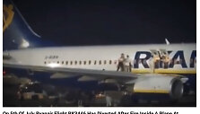 Keleiviams tikrai teko evakuotis iš &bdquo;Ryanair&ldquo; lėktuvo, kai kurie šoko nuo sparno, nes esą salone tvyrojo chaosas, nebuvo aišku, ką daryti, o pripučiamos čiuožyklos buvo išskleistos tik lėktuvo priekyje