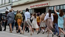 Donato Ulvydo filmo &bdquo;Emilija&ldquo; masinių scenų filmavimas Kaune