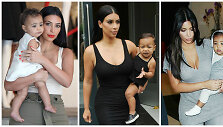 Kim Kardashian ir jos dukters North drabužiai visada kruop&scaron;čiai derinami