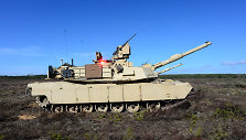 Karinės pratybos su JAV kariuomenės tankais &bdquo;Abrams&ldquo;