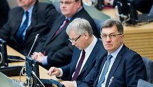 Premjeras Algirdas Butkevičius pristatė Vyriausybės metinę ataskaitą.