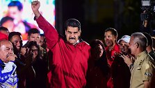 Venesuelos prezidentas Nicolas Maduro &scaron;venčia pergalę rinkimuose