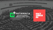  Europos faktų tikrintojai susivienijo prie&scaron; EP rinkimus &ndash; 15min vienintelis &bdquo;FactCheckEU&ldquo; partneris regione