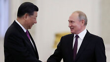 Xi Jinpingas ir Vladimiras Putinas Kremliuje