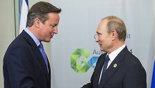 Davidas Cameronas ir Vladimiras Putinas